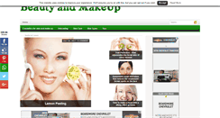 Desktop Screenshot of beautyandmakeup.info